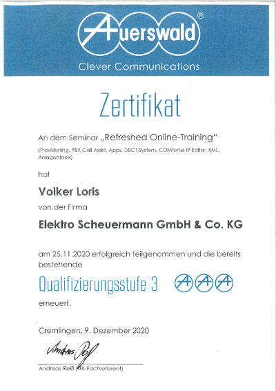 Zertifikat